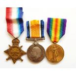 WWI 1914-15 Star named to '13793 PTE H E ROWLEY Glouc R',