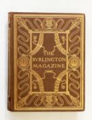 "The Burlington Magazine" vols 1-22 with two indexes to The Burlington Magazine, brown cloth,