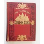 Large quantity "The Illustrated London News", some bound in original green gilt pictorial cloth,