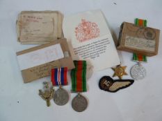 WWII 1939-45 Star, Defence medal,