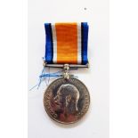 WWI War medal named to '20686 PTE A SCOTT GLOUC R',