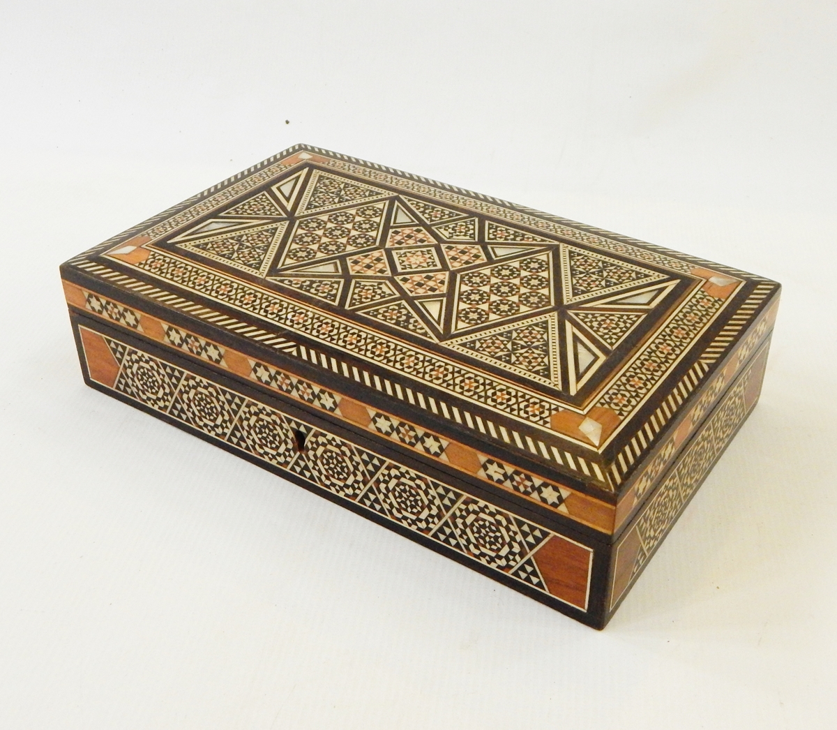 Indian Sadeli work box 24cms wide