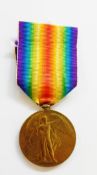WWI Victory medal named to '2 LIEUT C F ROWLAND',