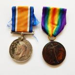 WWI War medal and Victory medal named to '515 PTE N BEECHGOOD Glouc R',