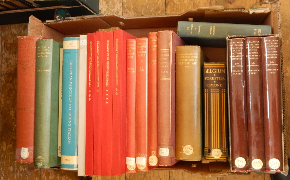 Quantity of books on art and antiques including:- Poidras,