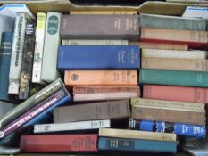 Quantity of hardback books including Dennis Wheatley, Frederick Palmer, Norman Collins,