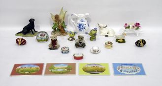 Mixed lot to include Royal Worcester 'Bluetit', various other model animals,