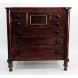 Victorian mahogany chest of drawers,