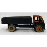 Wooden toy model truck,