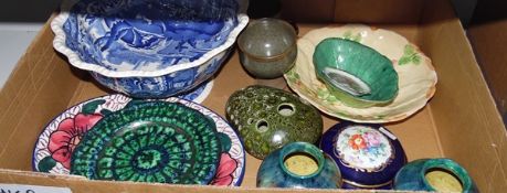 Quantity of assorted ceramics including a Brentleigh ware bowl 'The Beach',