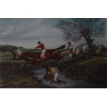Various racing colour prints to include "The Running", "Saddling", "A Full Start",