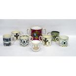 Quantity of Wedgwood commemorative mugs by Richard Guyatt and others to include 'To commemorate the