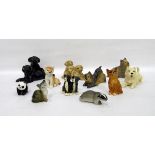 Collection of 11 ceramic model animals to include Beswick, Lomonosov and Heredities,