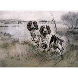 After Henry Wilkinson Set of four limited edition colour prints Bulldogs, Spaniels,