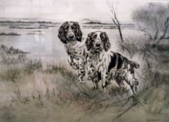 After Henry Wilkinson Set of four limited edition colour prints Bulldogs, Spaniels,