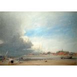 Albert Goodwin (1845-1932) Watercolour "Bosham", titled lower left,