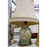 Pair of ceramic table lights, C King pottery, Malmesbury,