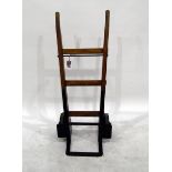 Mid 20th century Slingsby wooden and cast iron sack truck