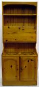Small pine cupboard/narrow dresser,