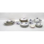 Quantity of Booths pottery 'Flora' pattern, reg no 652305 part dinner service to include tureens,
