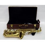 Earlham Professional Series saxophone in case