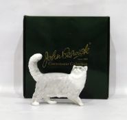 John Beswick Connoisseur Collection Persian Cat with White and Silver shaded markings, 16.