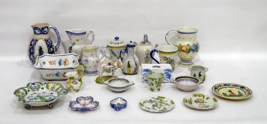 Quantity of Quimperware and other similar ceramics (approx 22 pieces)