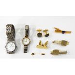 Gent's Seiko quartz wristwatch, a lady's Seiko wristwatch,