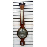 Modern barometer made by Comitti of London, with temperature,