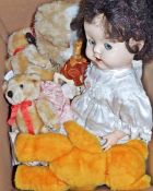 Quantity of model cars, models of Yesteryear, teddy bears, dolls,