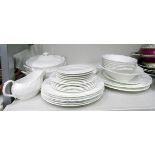 Wedgwood 'Countryware' part table service comprising two oval tureens and covers,