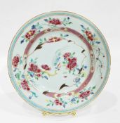 Chinese famille rose porcelain plate, 23.