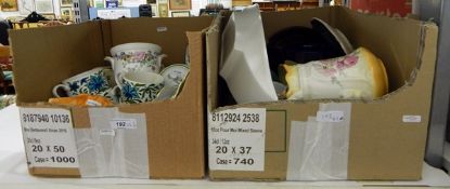 Quantity of assorted ceramics including Midwinter cups and saucers,