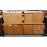 Modern side cupboard with two doors,