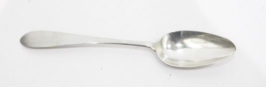 Continental silver tablespoon, makers 'CL', of plain form, 1.