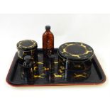 Assorted Biba items to include rectangular tray with two matching tins and Biba 'Pure Rosemary
