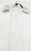 LOT WITHDRAWN - Early 20th century christening gown heavily embroi