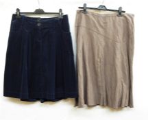 Six various lady's skirts including pan velvet, linen, etc (6)