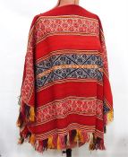 Ethnic (Mexican?) poncho