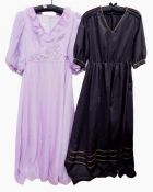 Seven various maxi dresses including Cathe Wettley