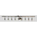 Heals chrome nine-light ceiling bar