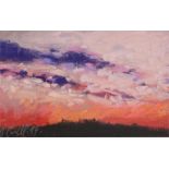 J Caswell (20th century school)  Pastel studies  Landscape at dusk, signed  and dated 99 lower