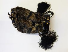 1930's/40's Chinese style evening bag with lacquer