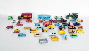 Quantity of early to mid 20th century diecast toys to include Crescent Toy Co Grand Prix cars '