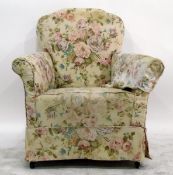 Early 20th century upholstered easy chair