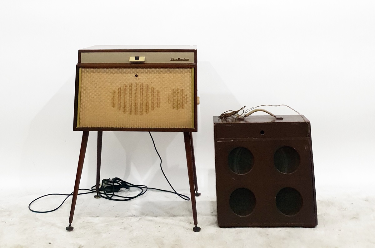 Second World War period Invicta wireless speaker together with an Echo nine-octave radiogram