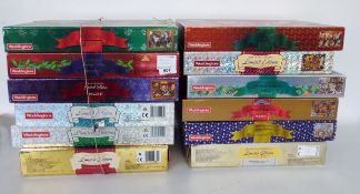 Quantity of limited edition Waddingtons Christmas jigsaw puzzles
