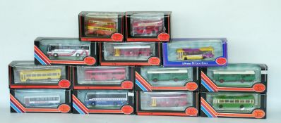 Quantity of Exclusive First Edition diecast model buses including the Deluxe Series (13)