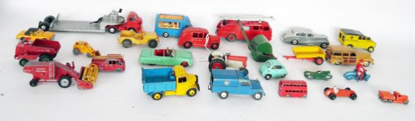 Quantity of early to mid 20th century diecast vehicles to include Dinky Toys Roll Royce Silver