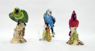 Two various Beswick exotic birds to include No.30, No.927 and a matt glazed Goebel model (3)